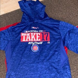 Chicago cubs 2017 postseason majestic sweatshirt
